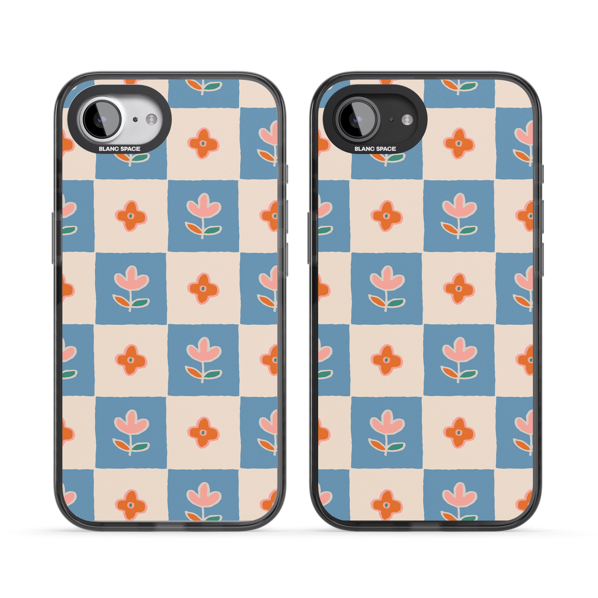 Vintage Bloom Checkered