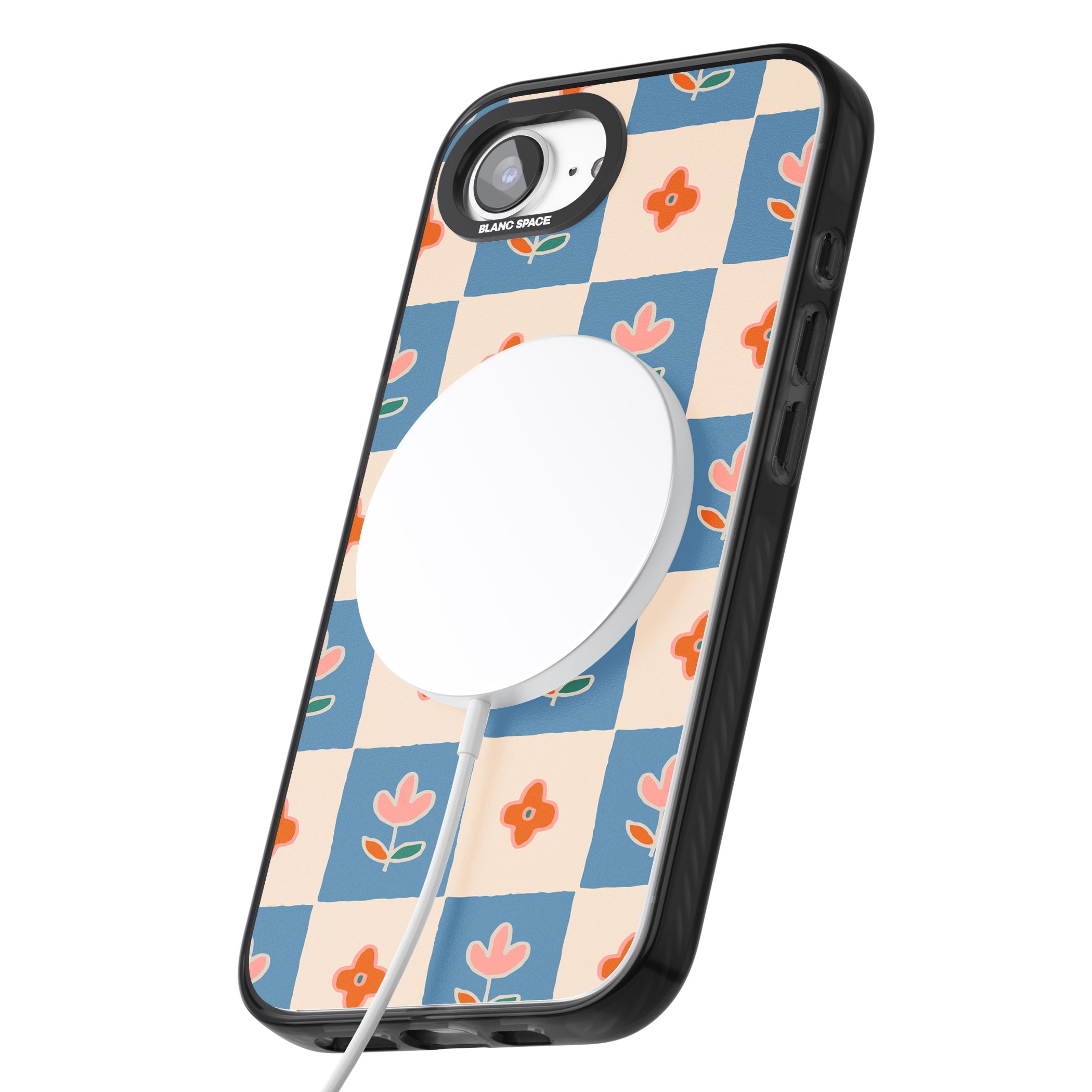 Vintage Bloom Checkered