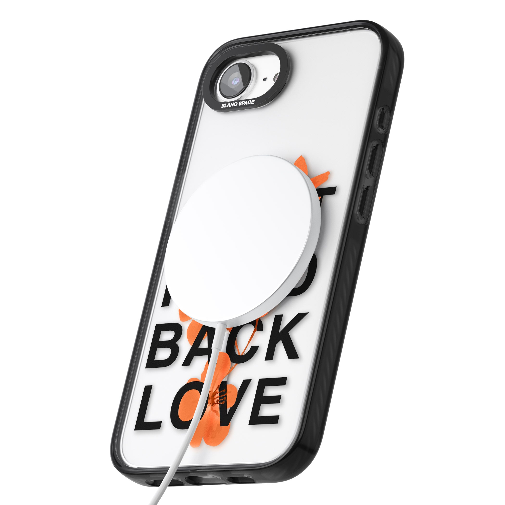 Don'T Hold Back Love Orange & Black