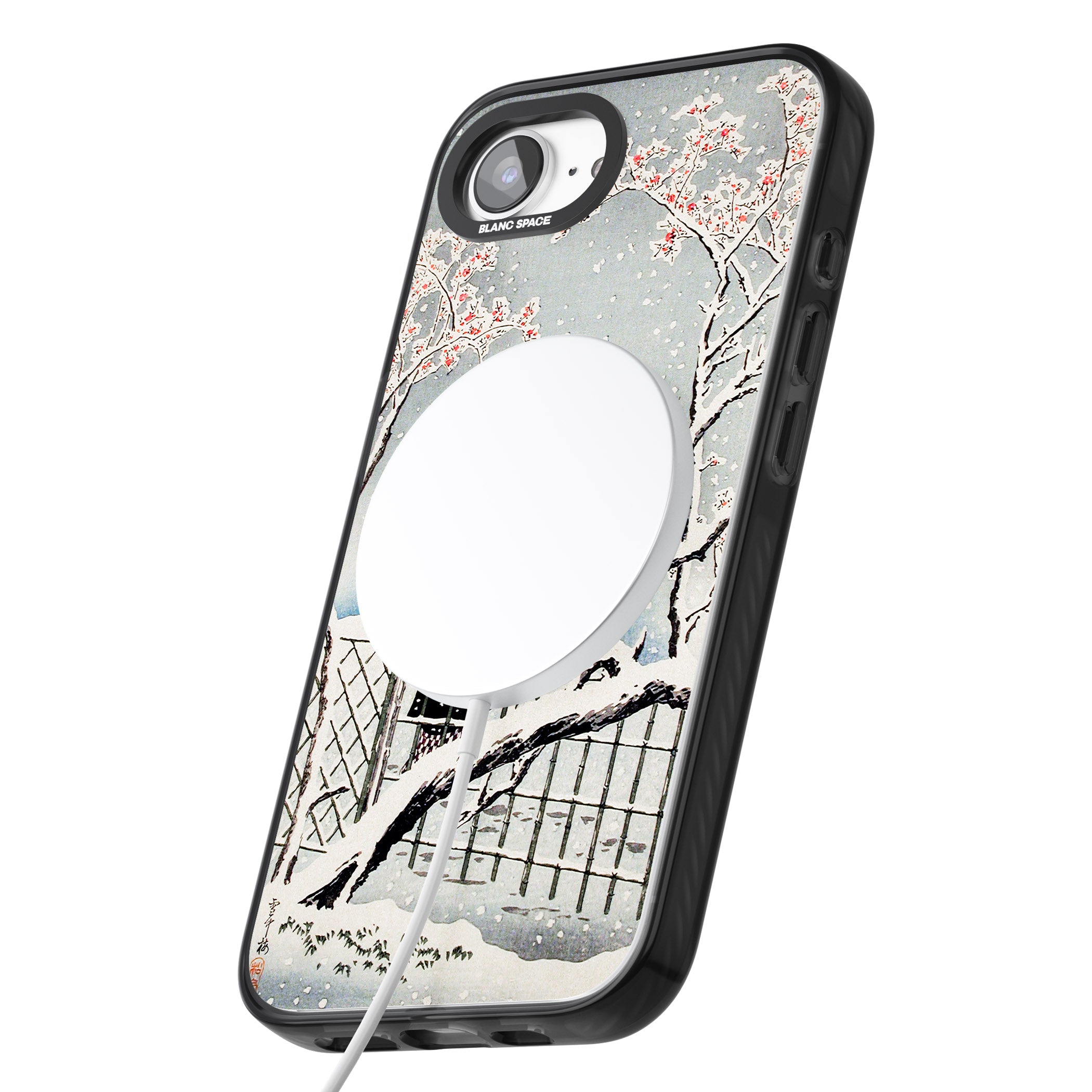 Plum Tree In Snow By Hiroaki Takahashi