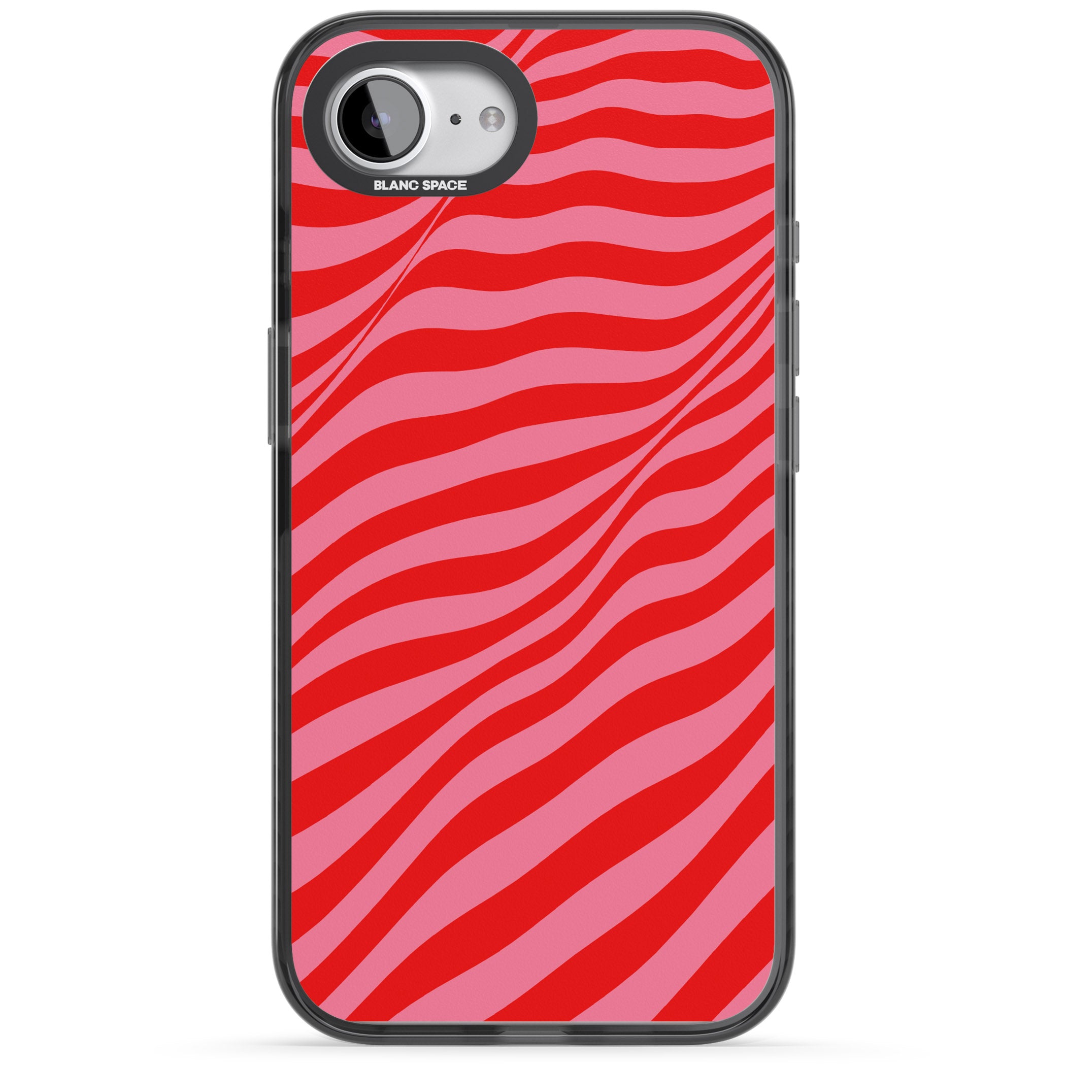 Pink & Red Distorted Line