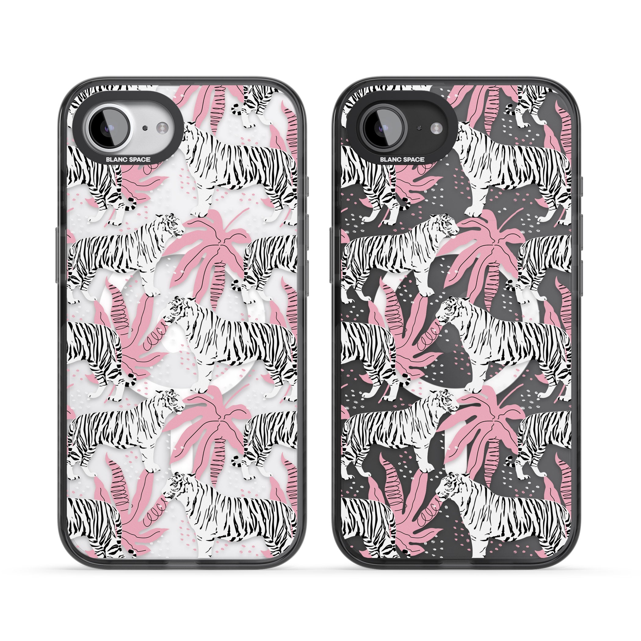 Pink & White Tropical Tigers