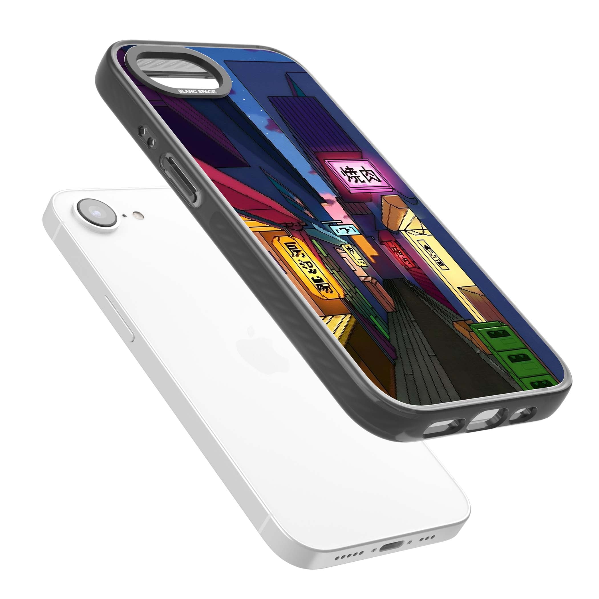 Nights In The Yokocho for him iPhone case | Black Impact Magsafe case for iPhone 16e, iPhone 17e