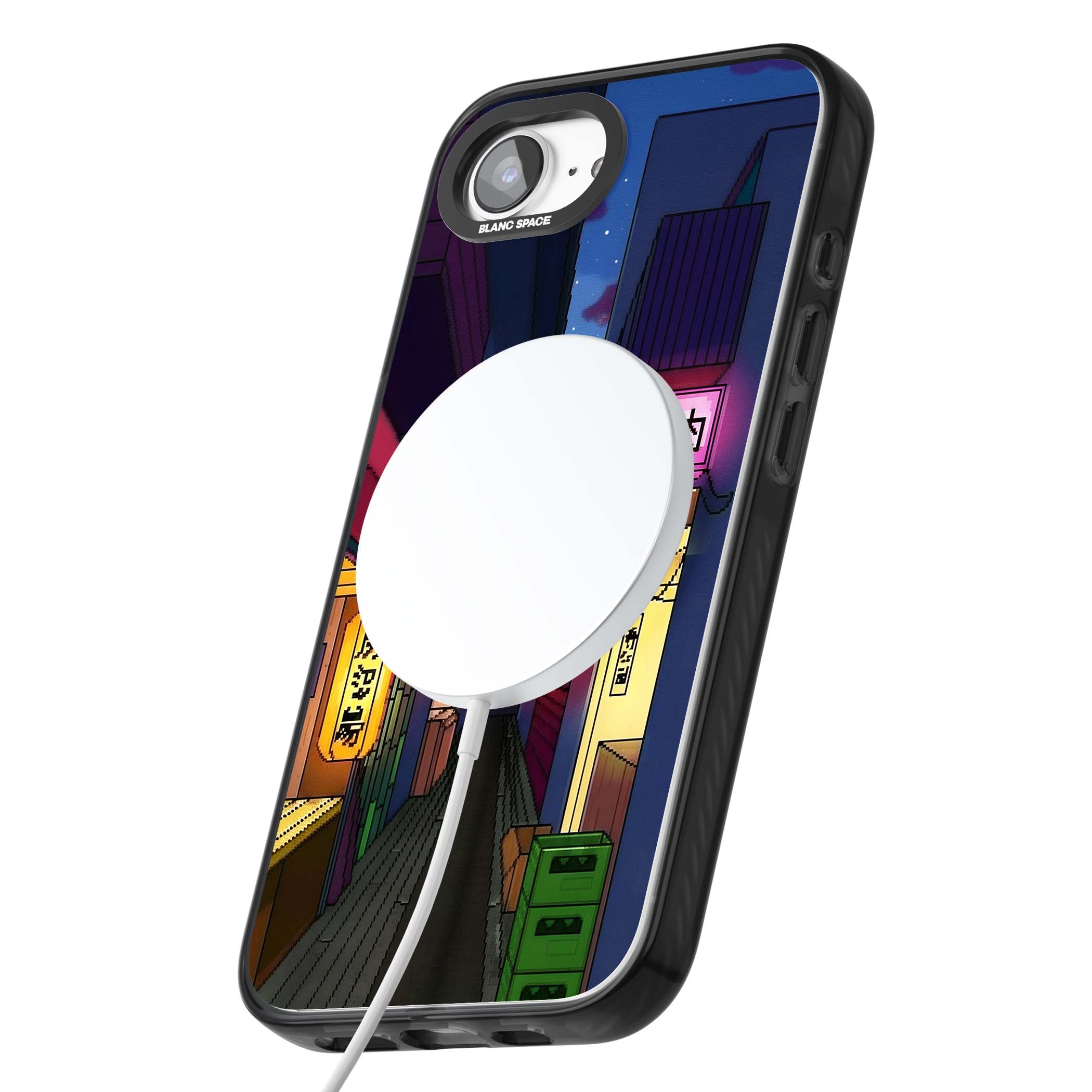 Nights In The Yokocho for him iPhone case | Black Impact Magsafe case for iPhone 16e, iPhone 17e