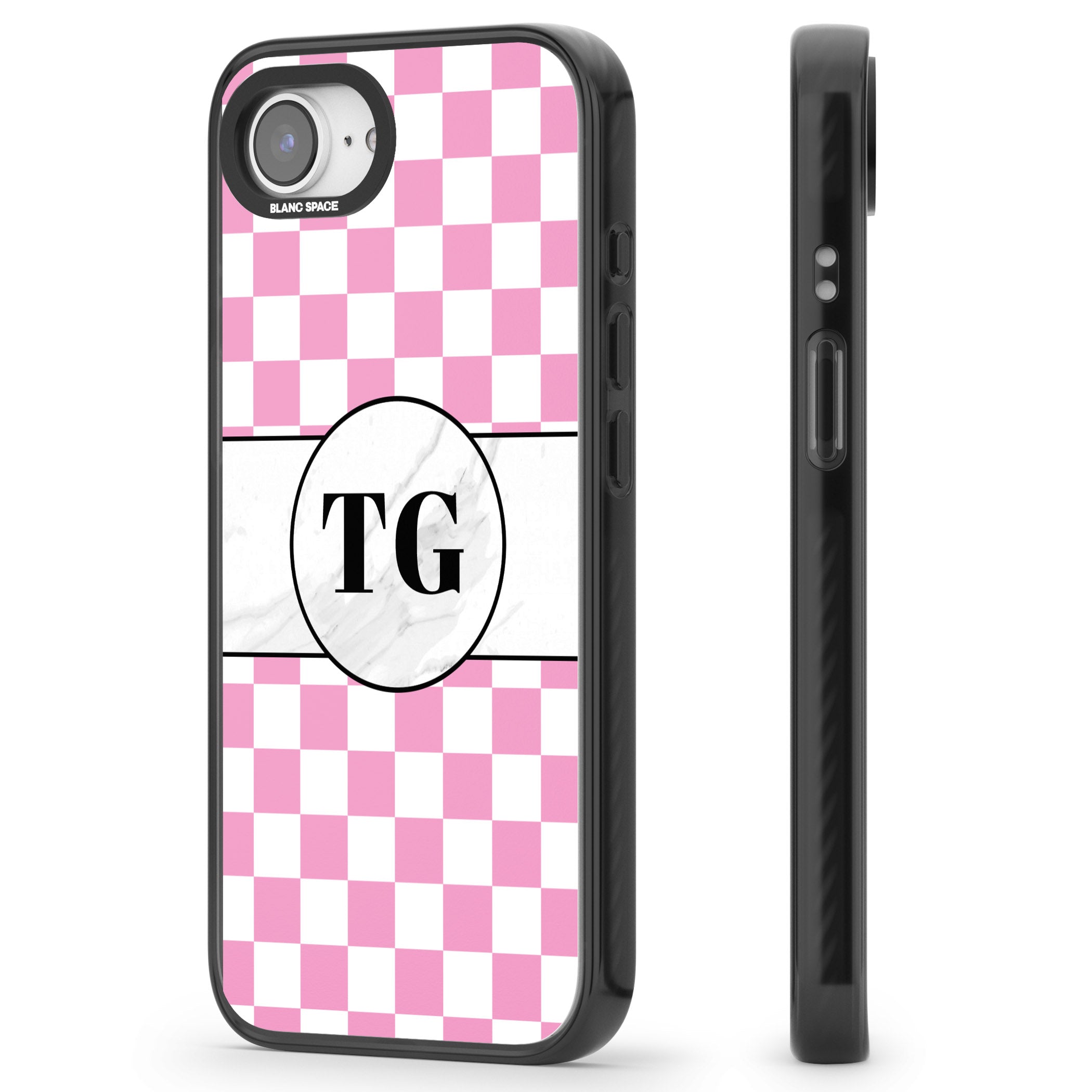 Personalised Monogrammed Pink Check