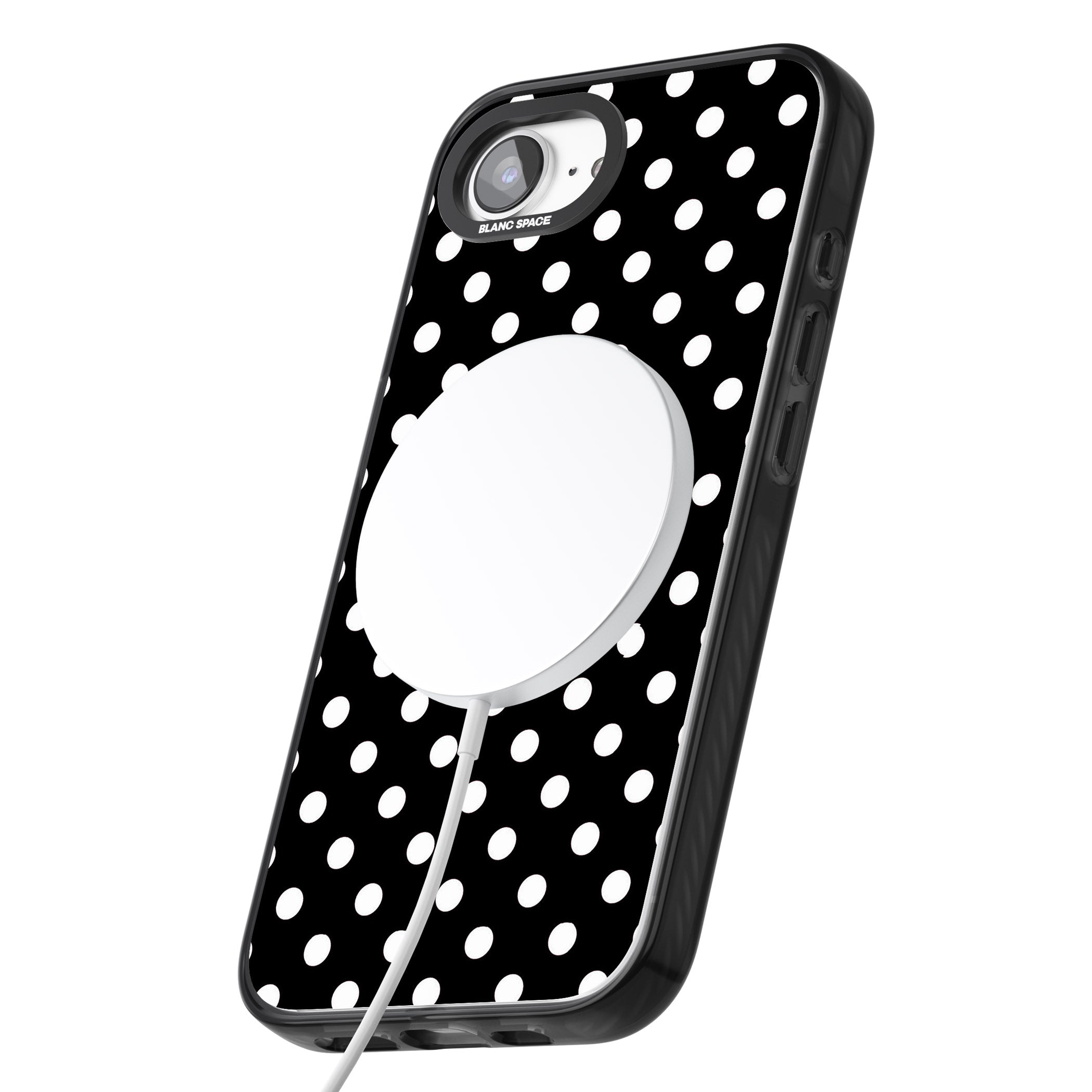 Designer Chic Black Polka Dot