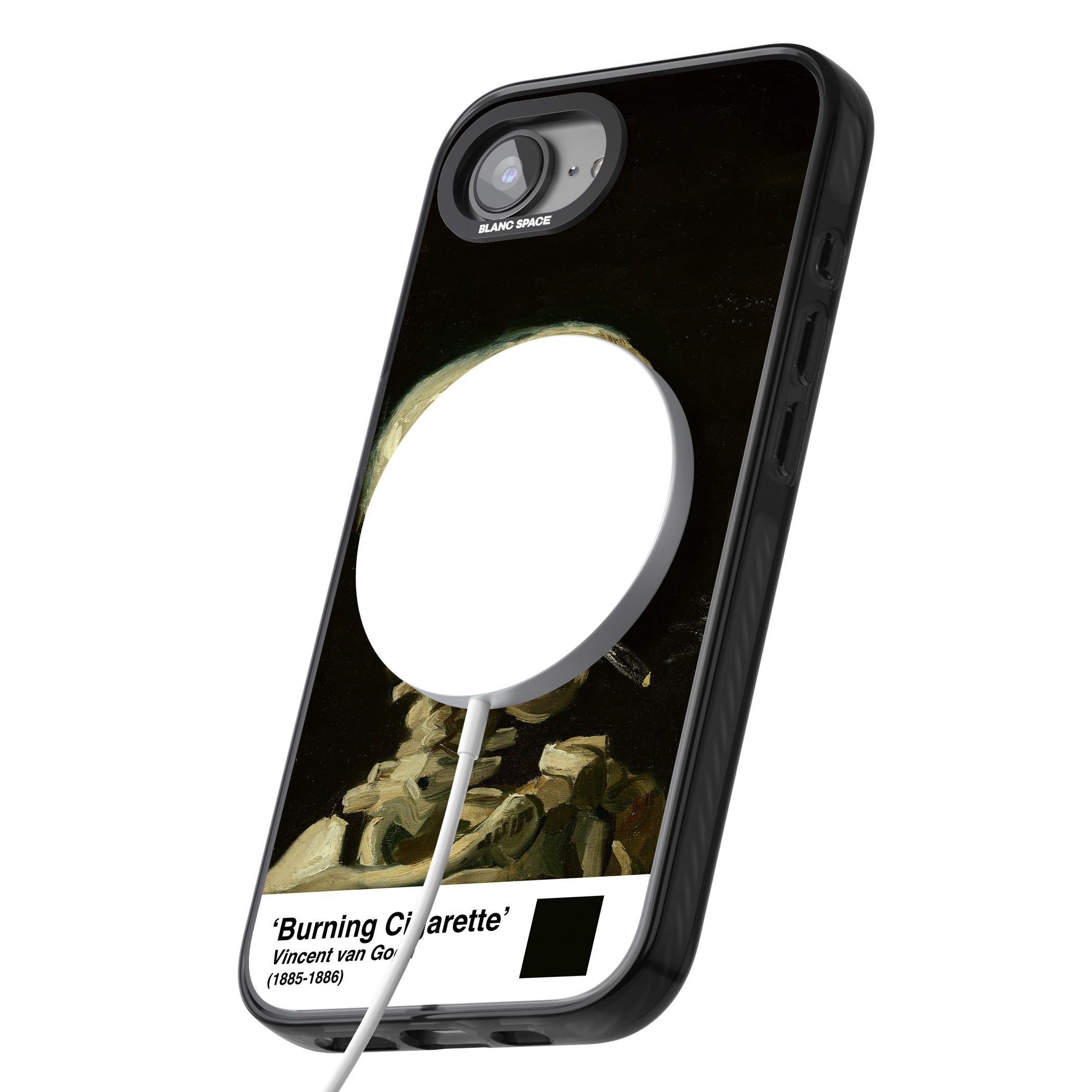 Skull Of A Skeleton With Burning Cigarette