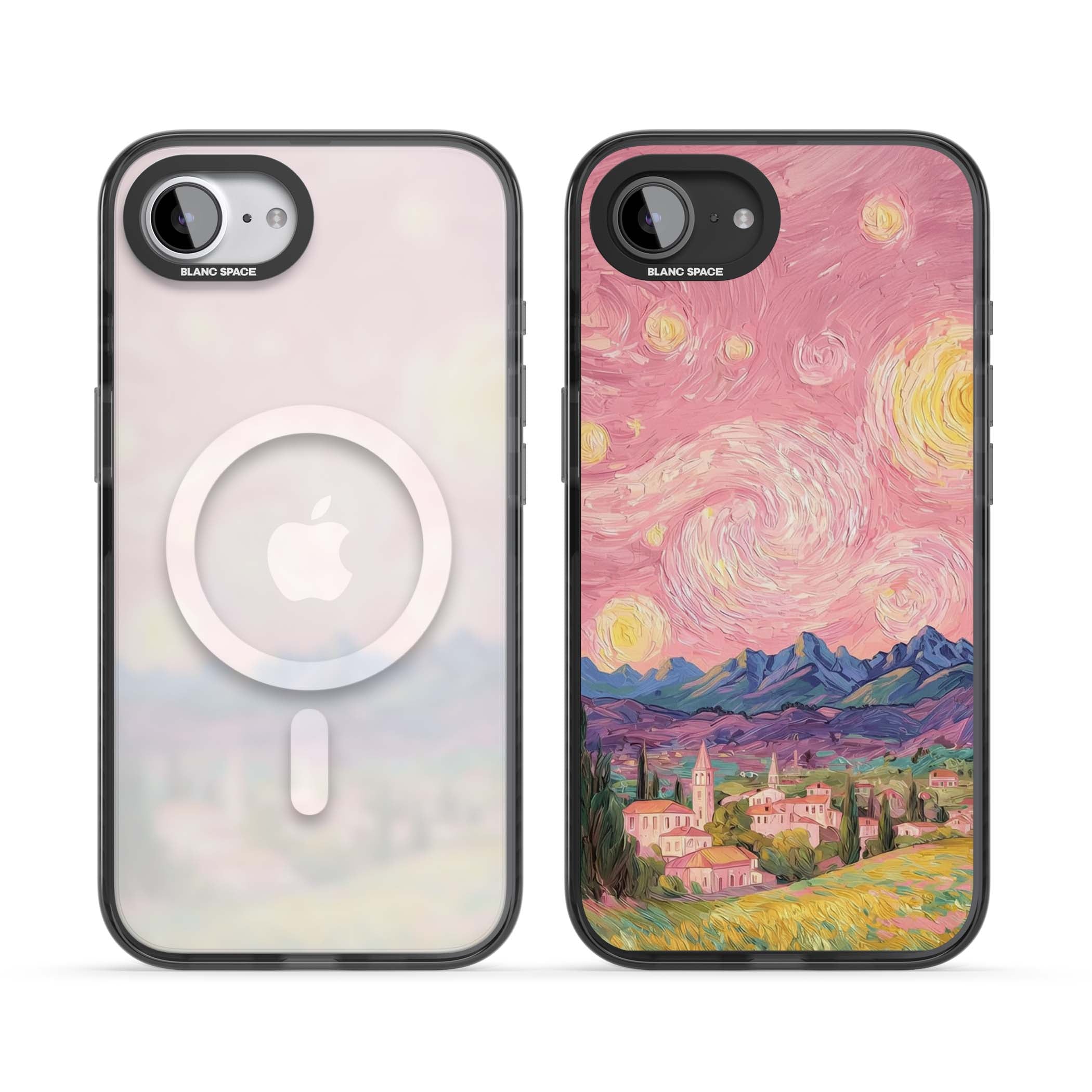 The Starry Sunset for her iPhone case | Black Impact Magsafe case for iPhone 16e, iPhone 17e