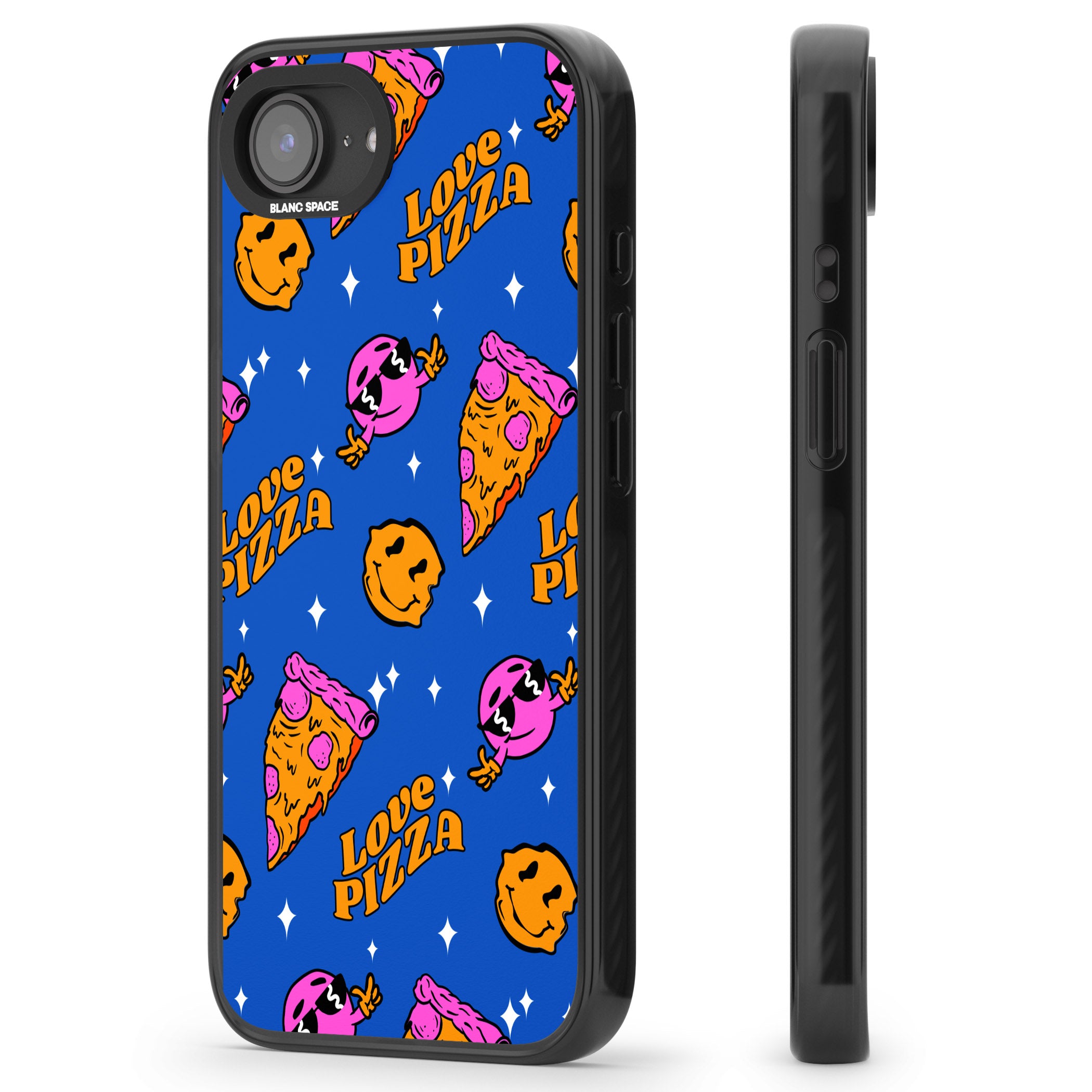 Psychedelic Love Pizza Pattern