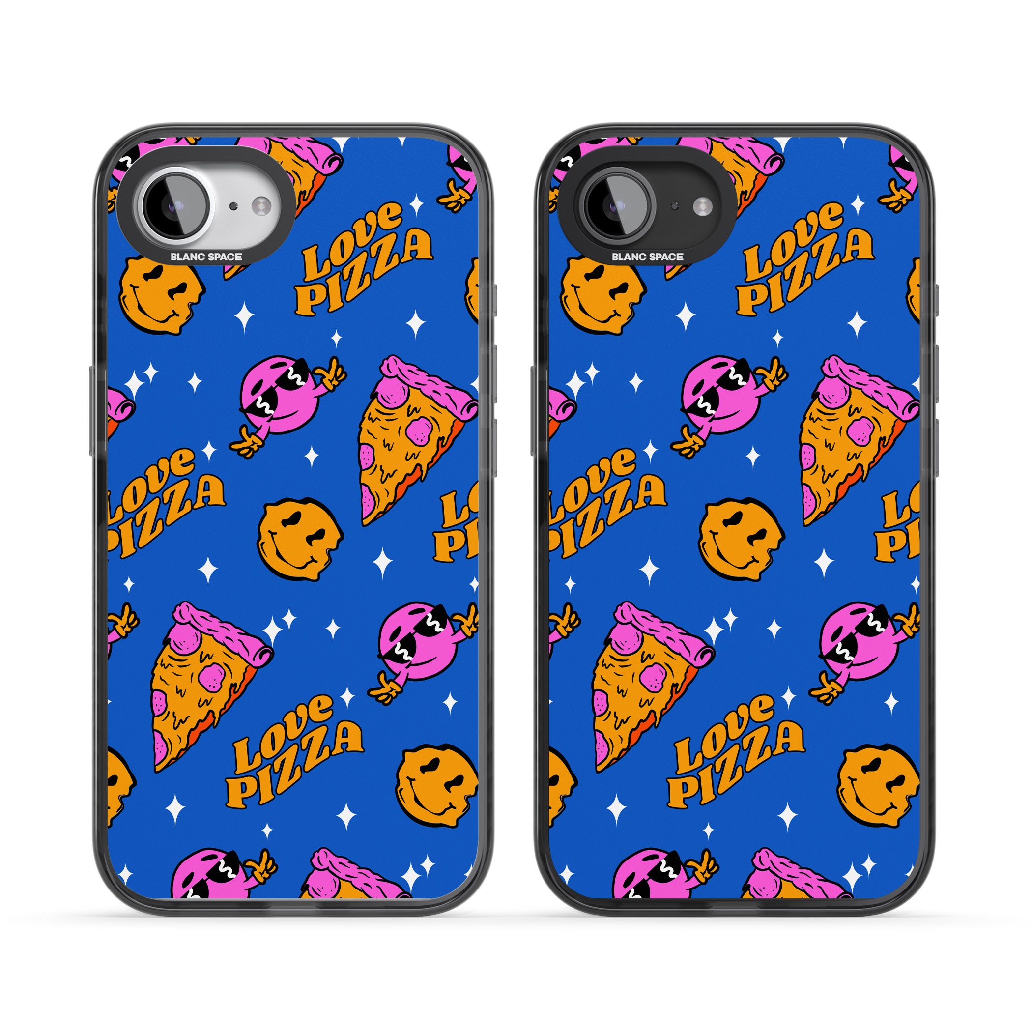 Psychedelic Love Pizza Pattern