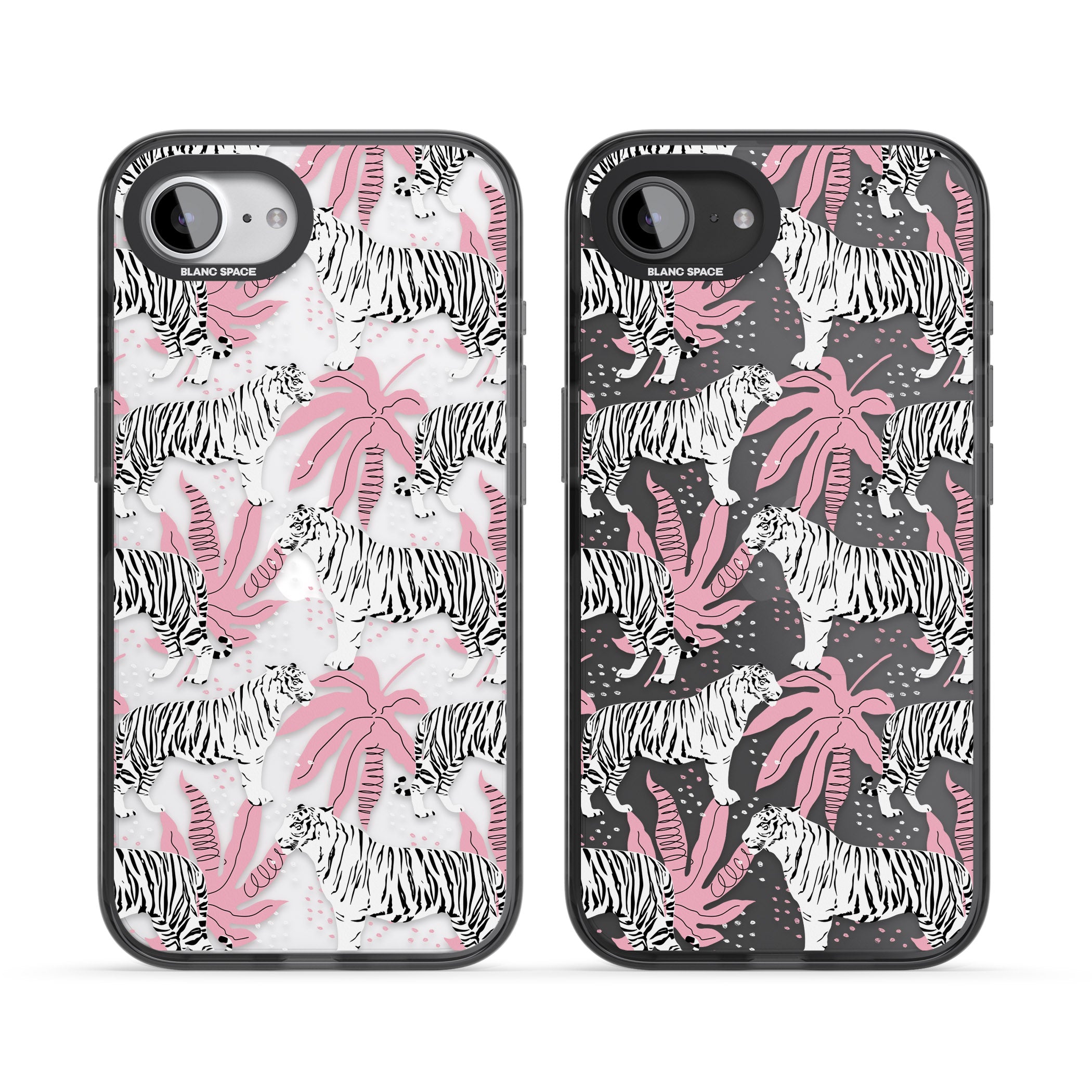Pink & White Tropical Tigers