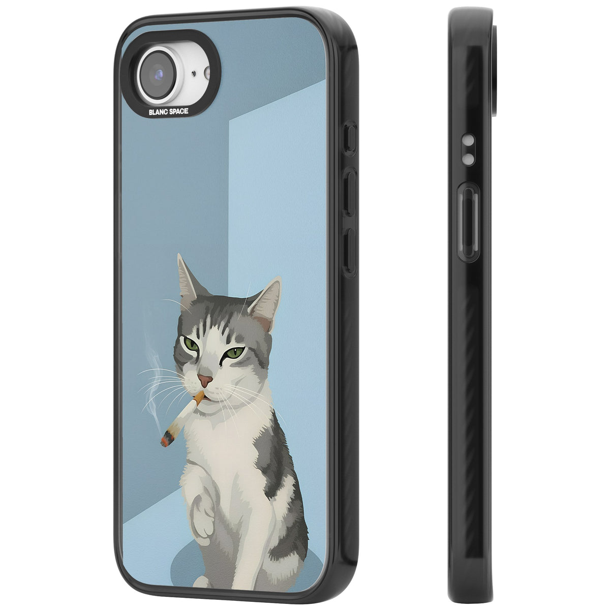 Better Than Cat Treats iPhone 16e / iPhone 17e Impact Black Phone Case side
