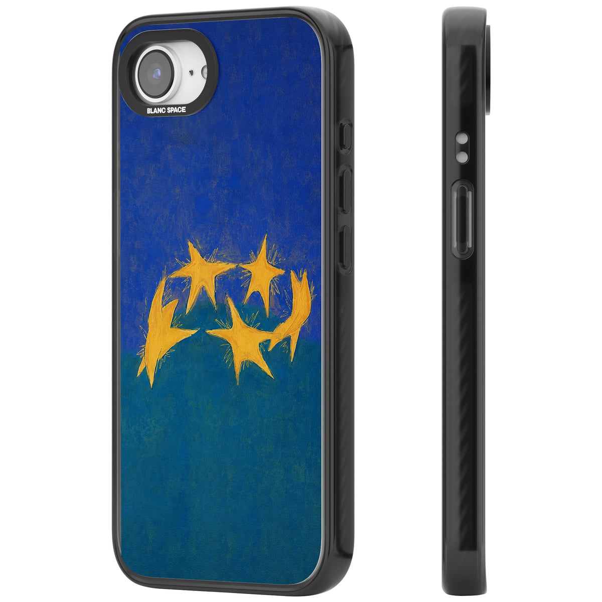 Star Boogie iPhone 16e / iPhone 17e Impact Black Phone Case side