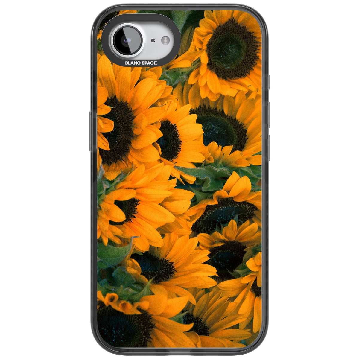 Sunflower Fields iPhone 16e / iPhone 17e Impact Black Phone Case front