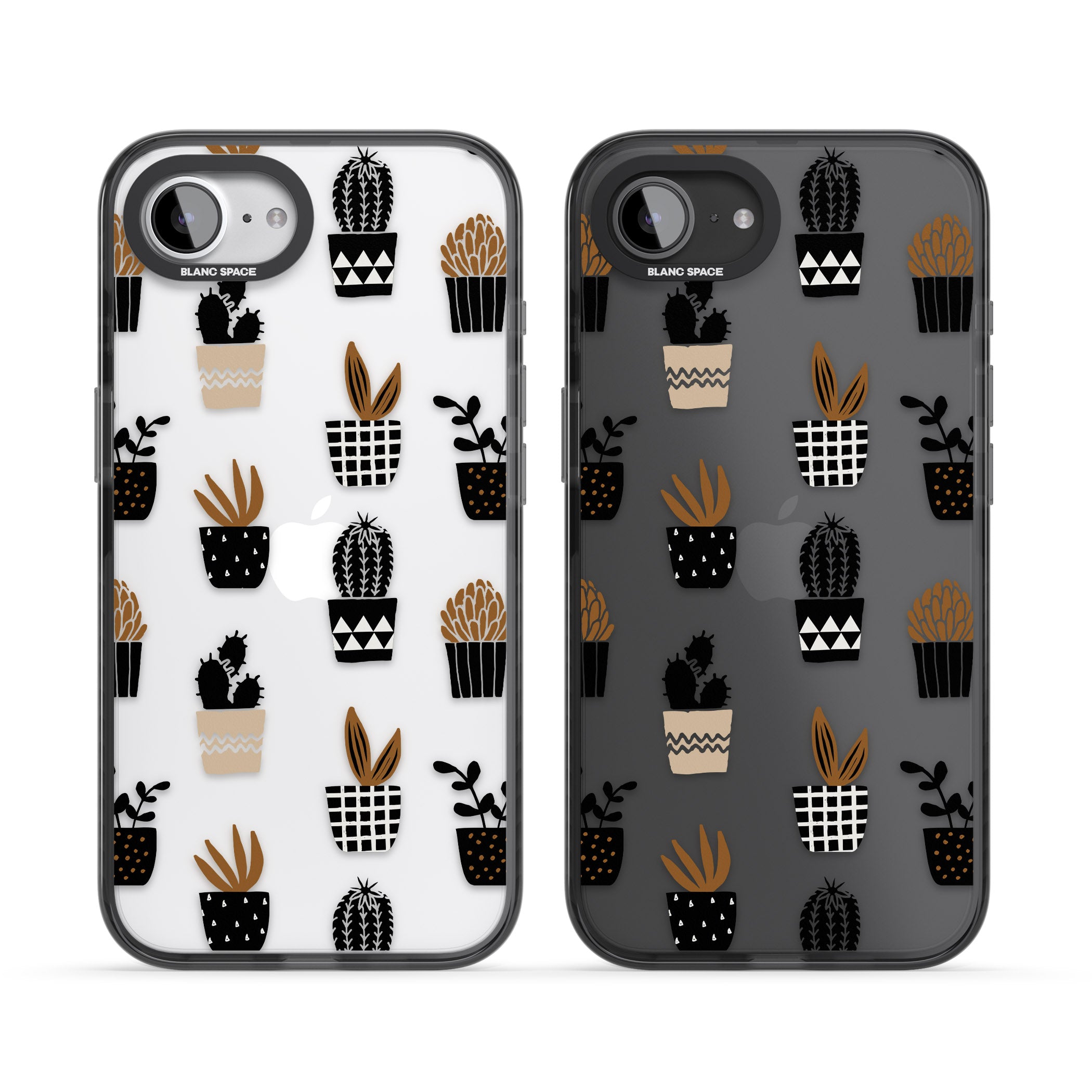 Large Mixed Plants Pattern Clear