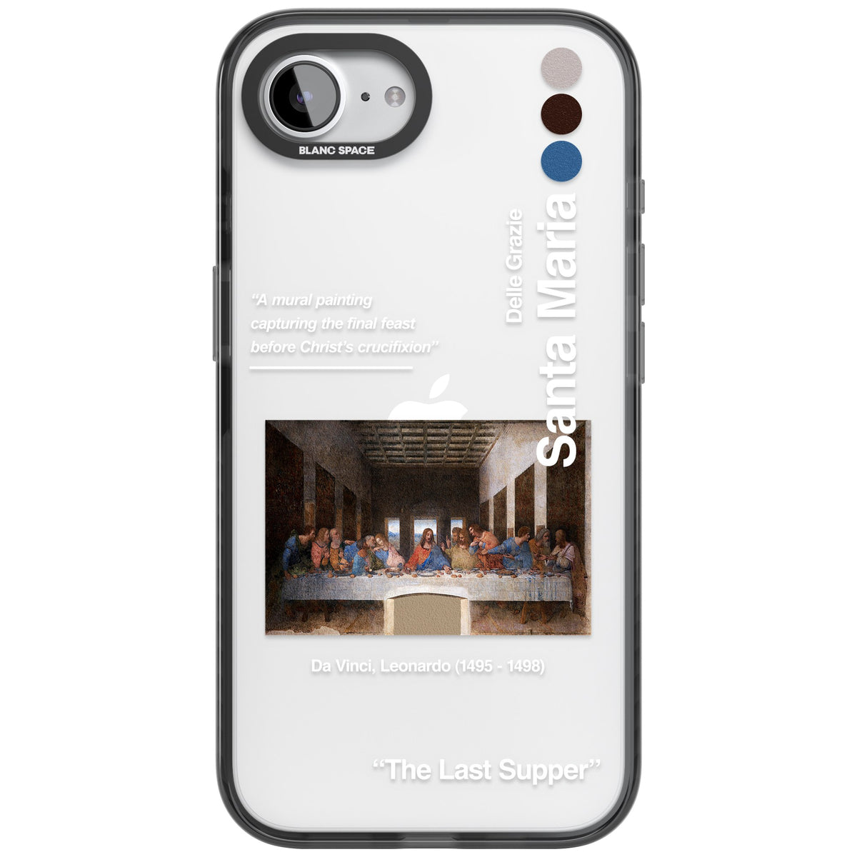 The Last Supper iPhone 16e / iPhone 17e Impact Black Phone Case front