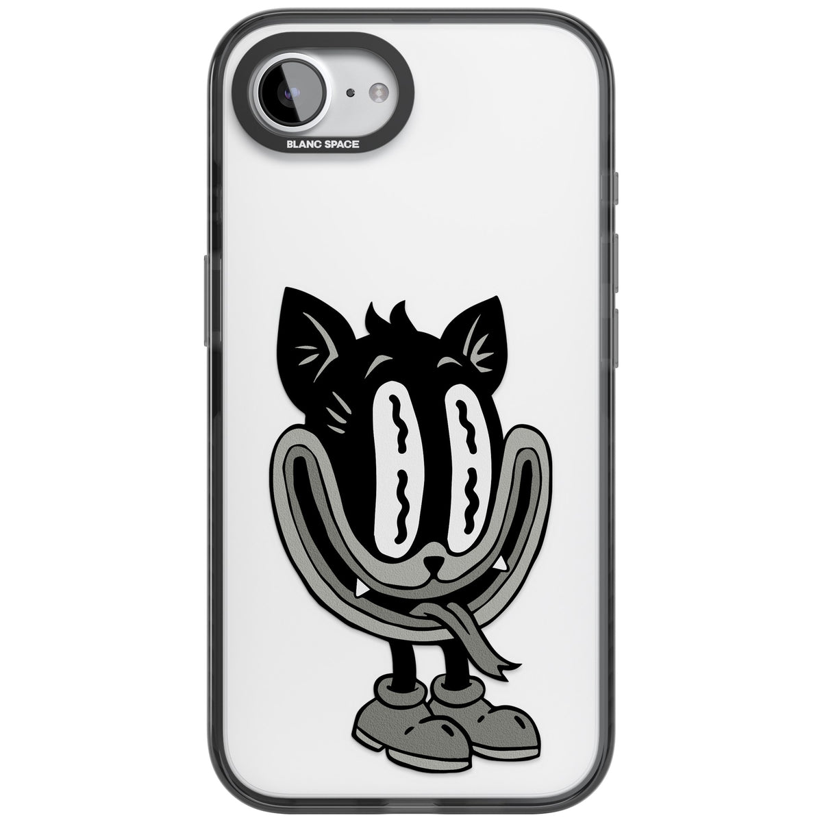 Whisker Noir iPhone 16e / iPhone 17e Impact Black Phone Case front