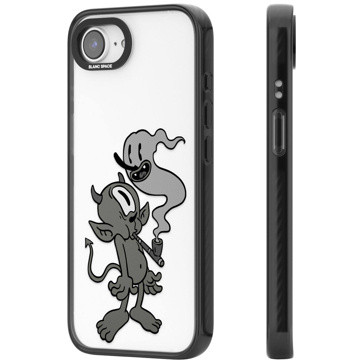 Pipe Goblin iPhone 16e / iPhone 17e Impact Black Phone Case side