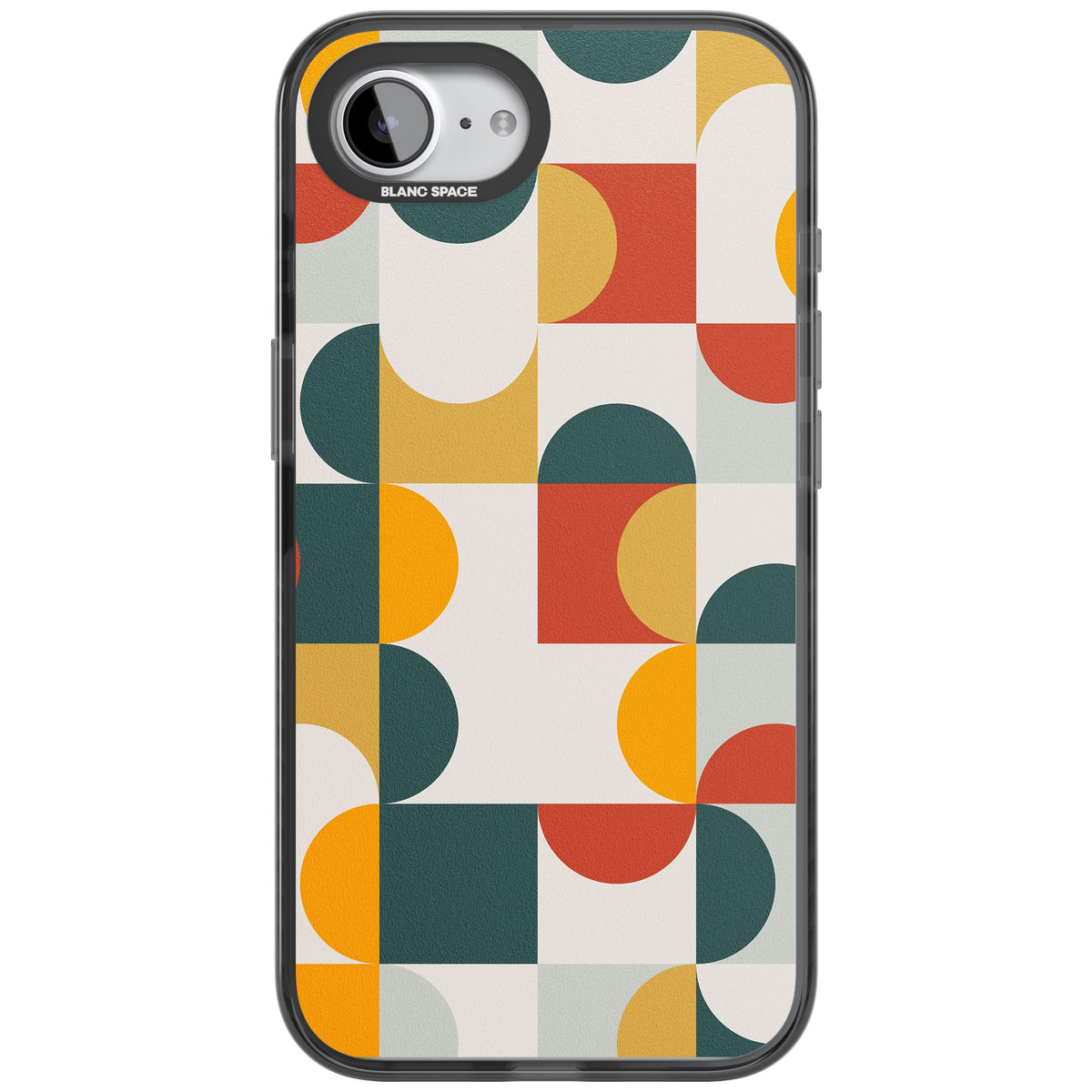 Retro Color Blocks iPhone 16e / iPhone 17e Impact Black Phone Case front