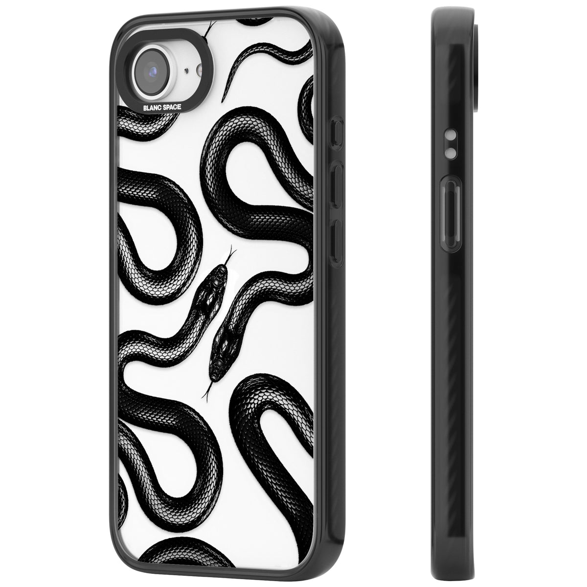 Black Kingsnake iPhone 17e Impact Black Phone Case side