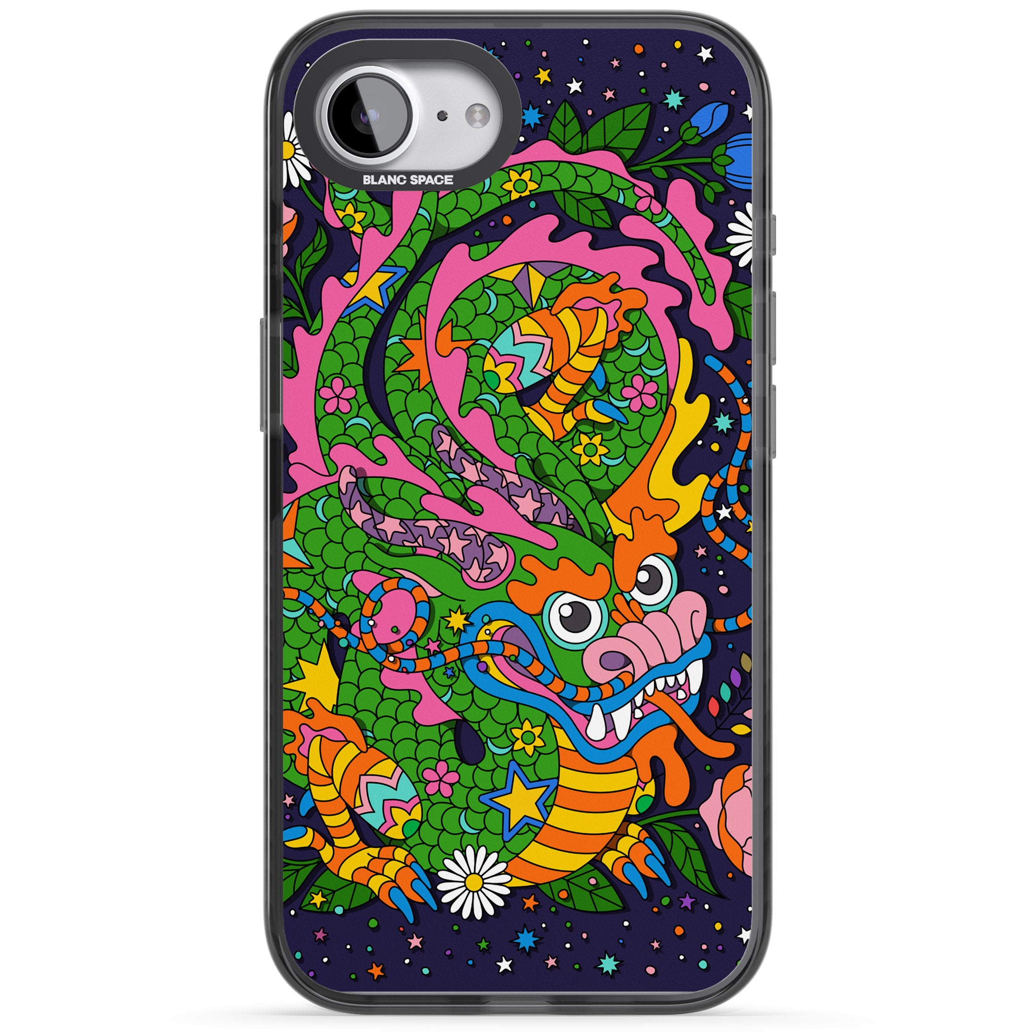 Psychedelic Jungle Dragon (Purple)