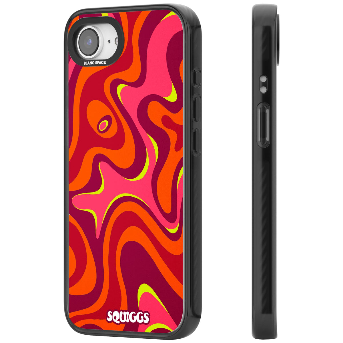 Hot Lava iPhone 16e / iPhone 17e Impact Black Phone Case side