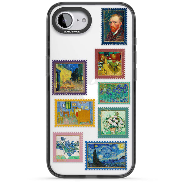 Coloured Vintage Art Stamps