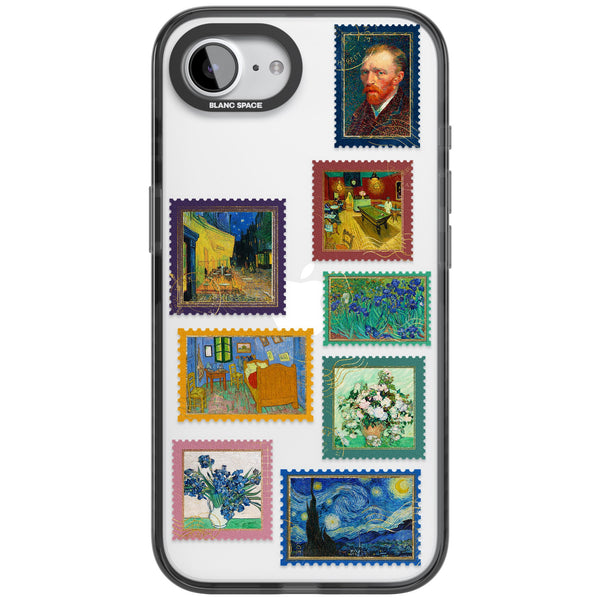 Coloured Vintage Art Stamps