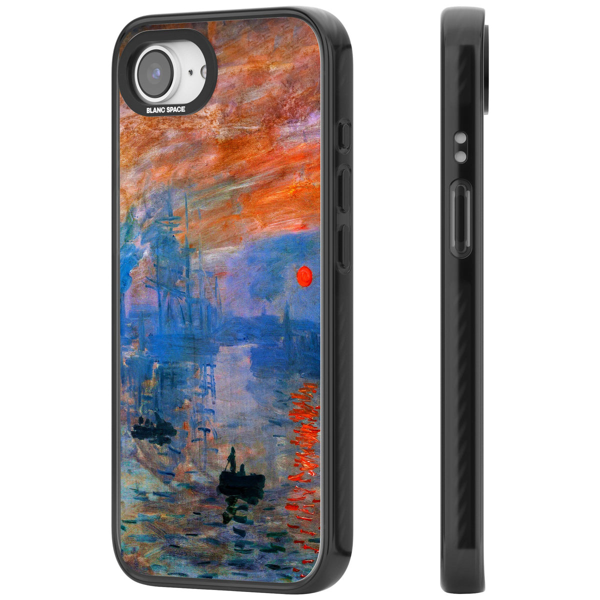 Impression, Sunrise iPhone 16e / iPhone 17e Impact Black Phone Case side