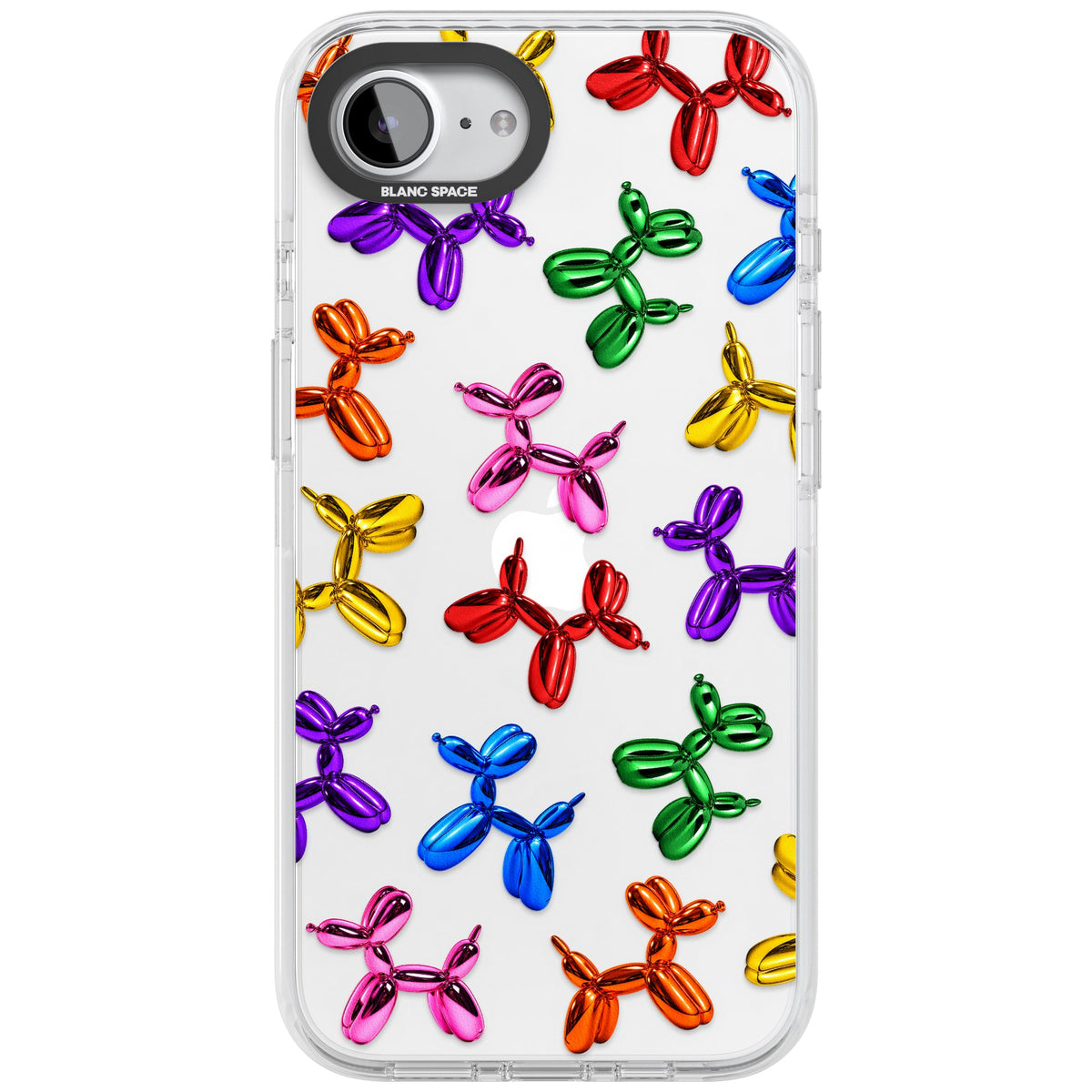 Balloon Dogs iPhone 16e / iPhone 17e Impact Clear Phone Case front