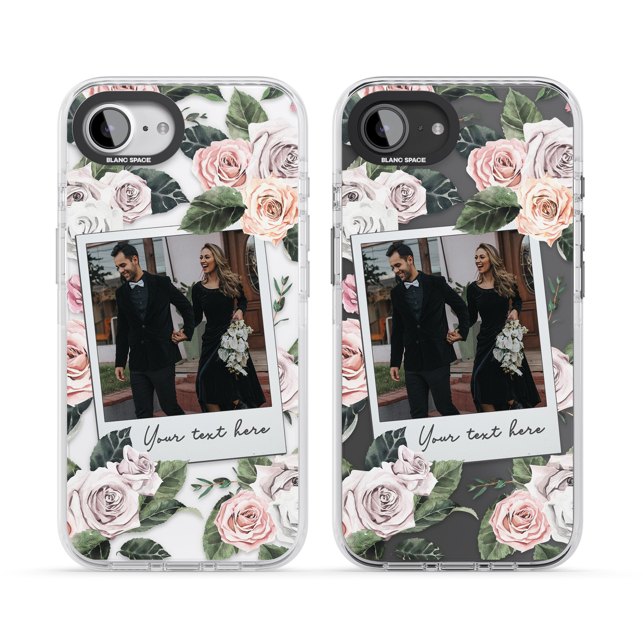 Personalised Floral Instant Camera Photo