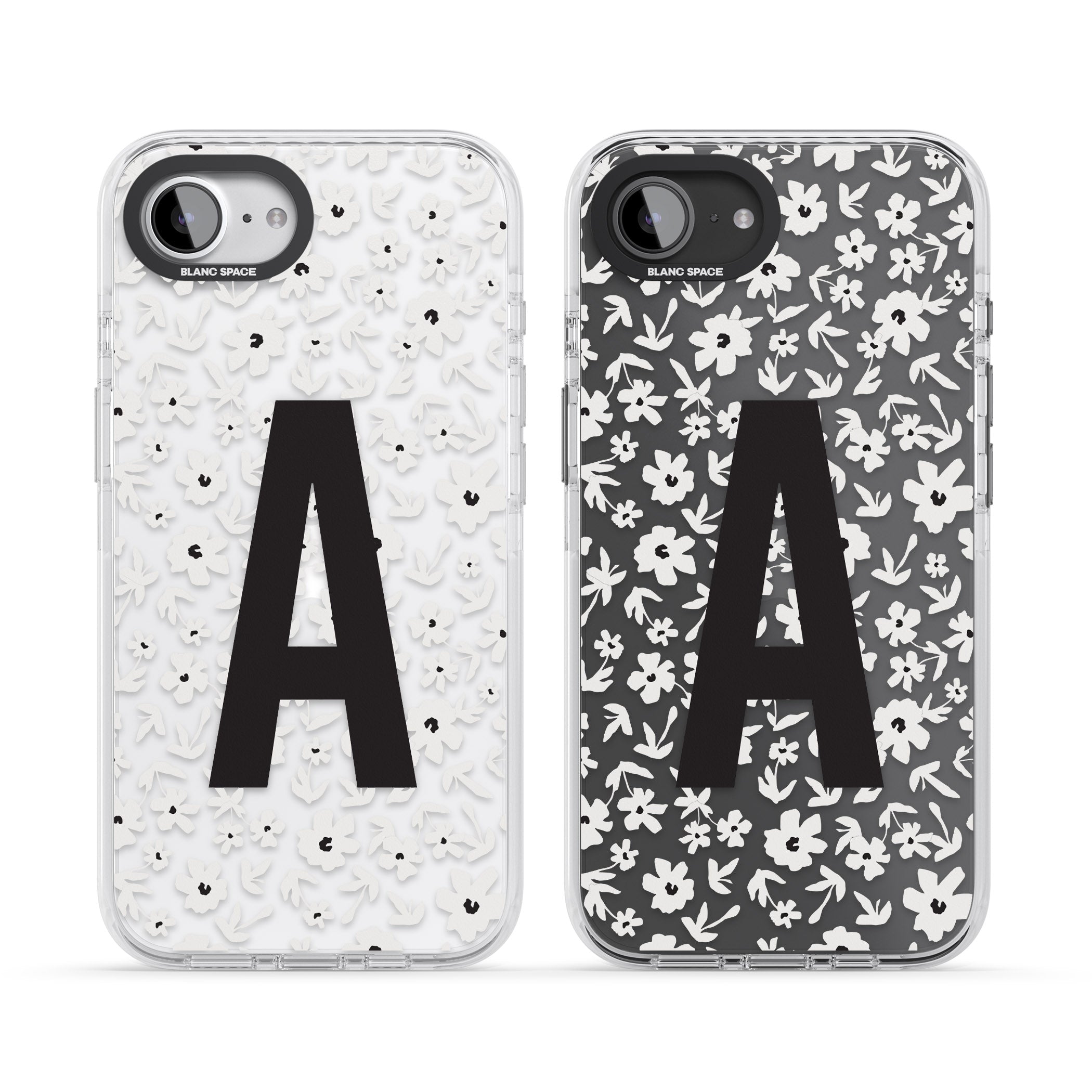 Personalised Bold Initial Floral