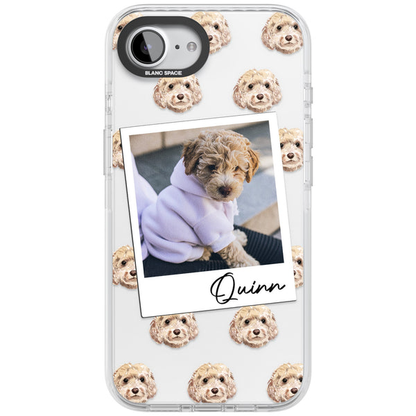 Personalised Cream Cockapoo Instant Camera Photo