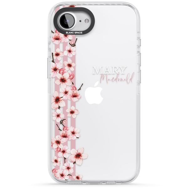 Personalised Cherry Blossom Stripe