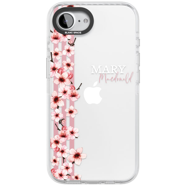 Personalised Cherry Blossom Stripe