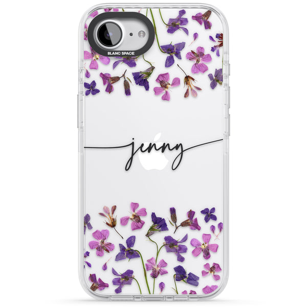 Personalised Purple Wildflowers