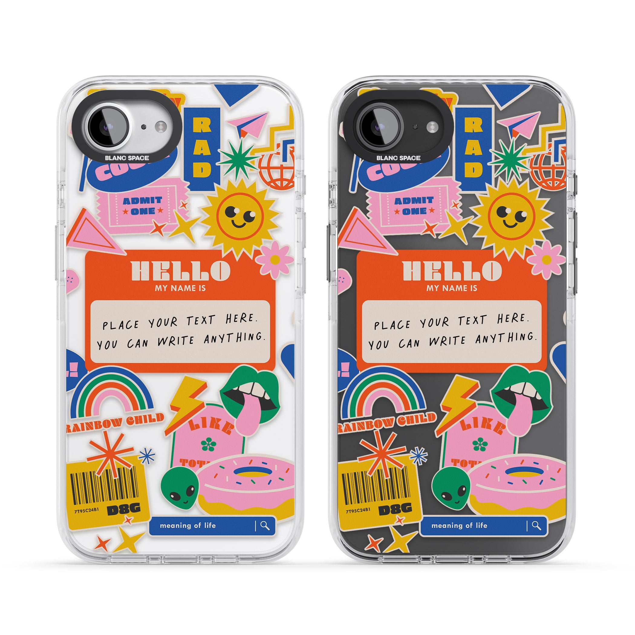 Personalised Retro Vibes Sticker