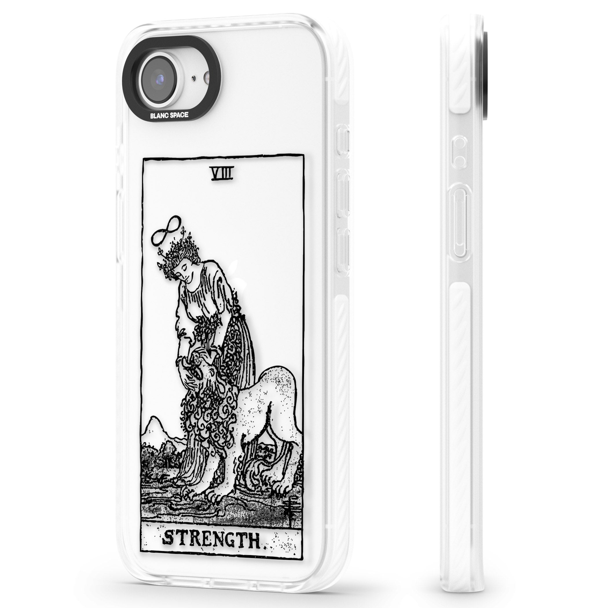 Personalised Strength Tarot Card (Clear)