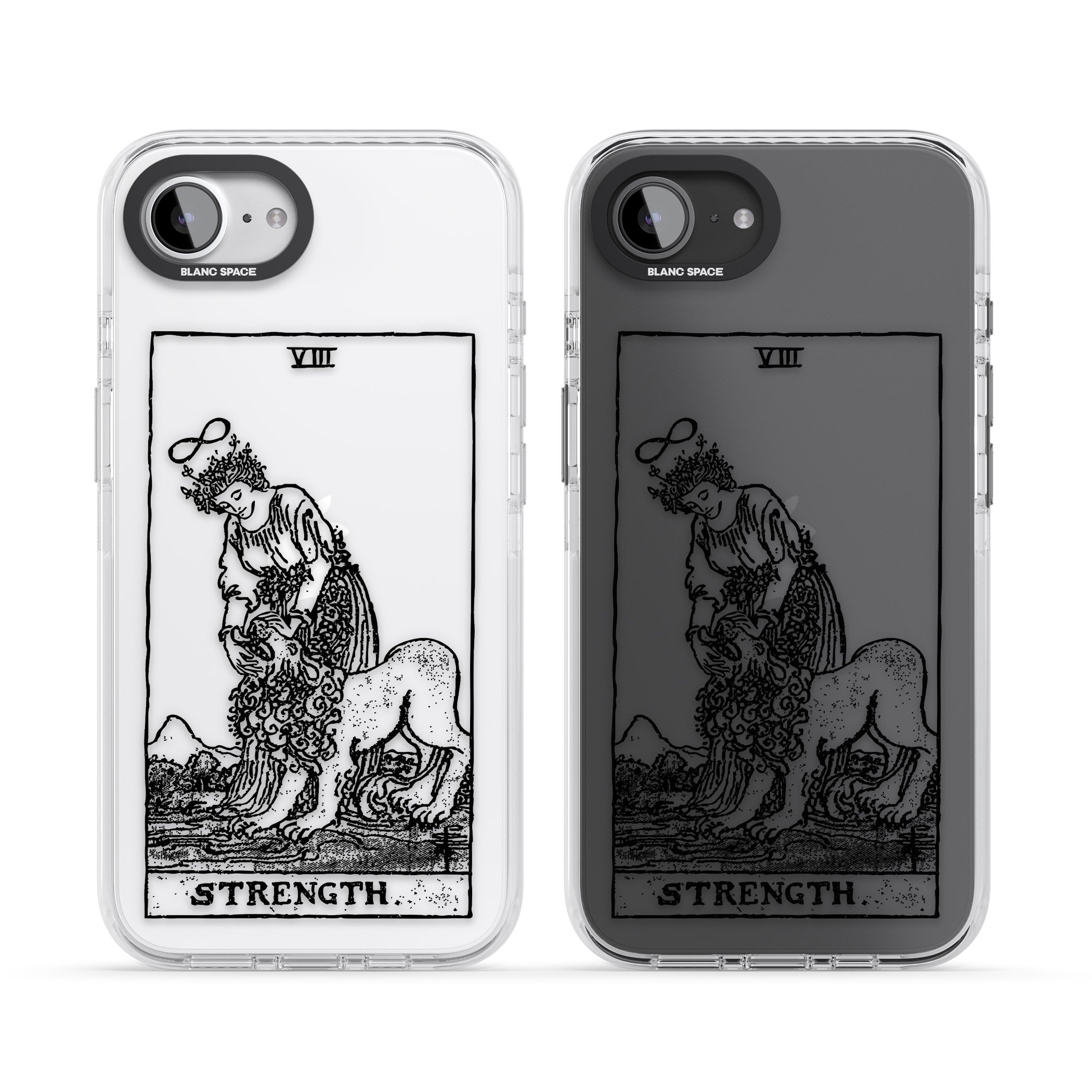 Personalised Strength Tarot Card (Clear)