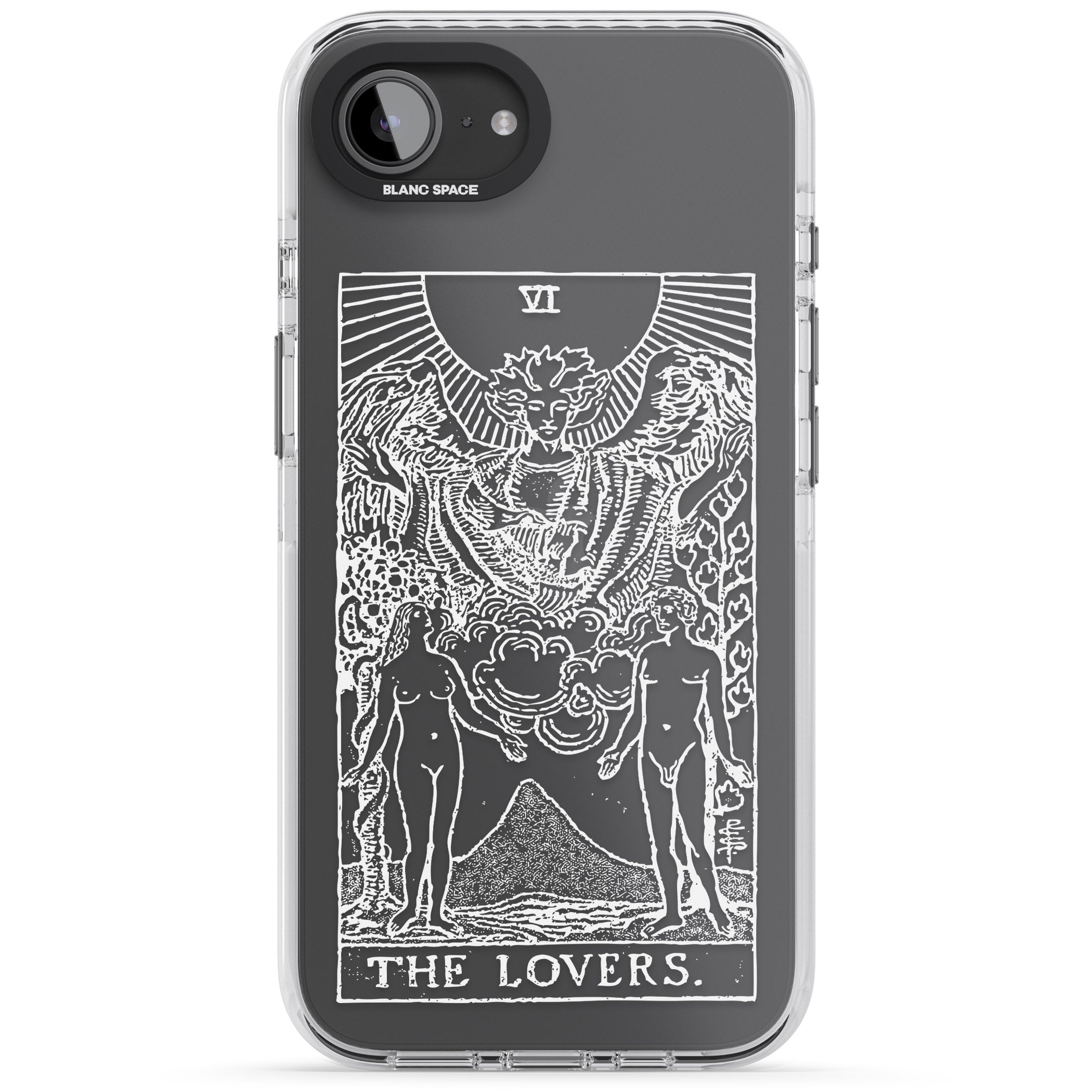 Personalised The Lovers Tarot Card (White)