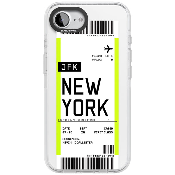 Personalised New York Boarding Pass