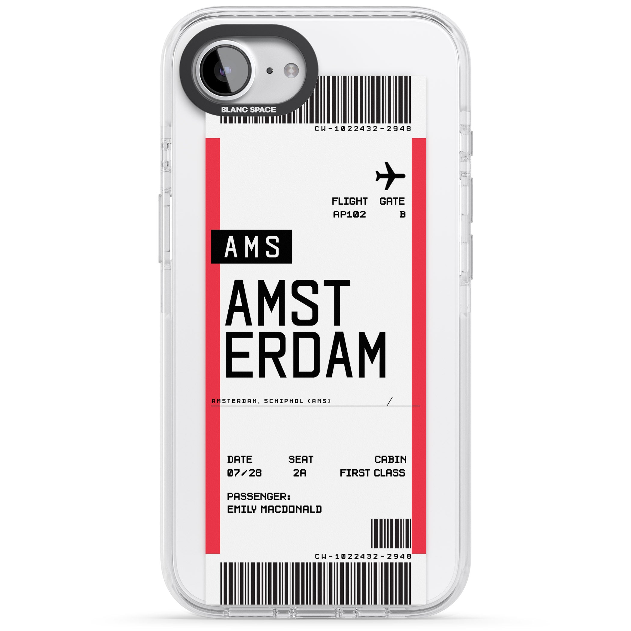 Personalised Amsterdam Boarding Pass
