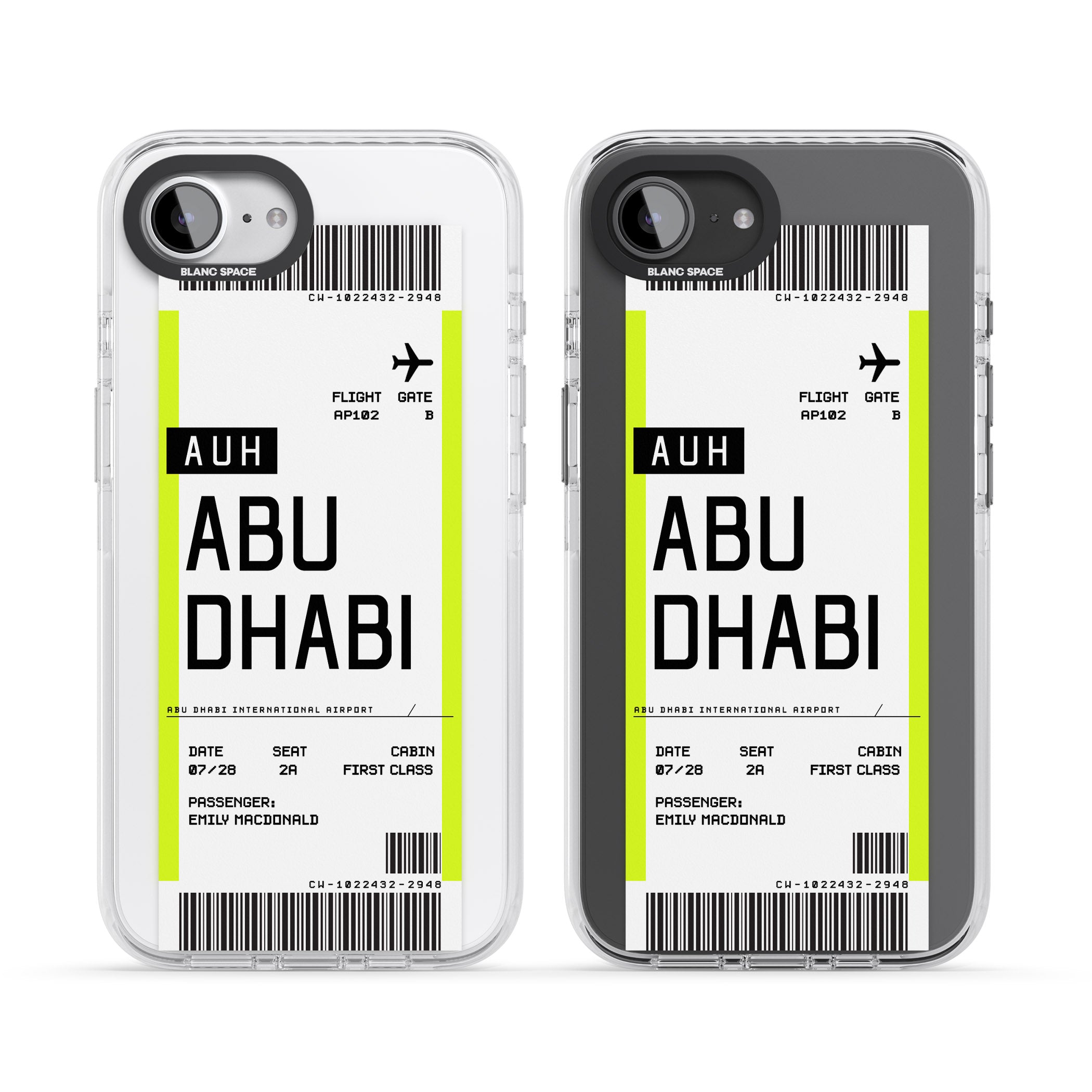 Personalised Abu Dhabi Boarding Pass