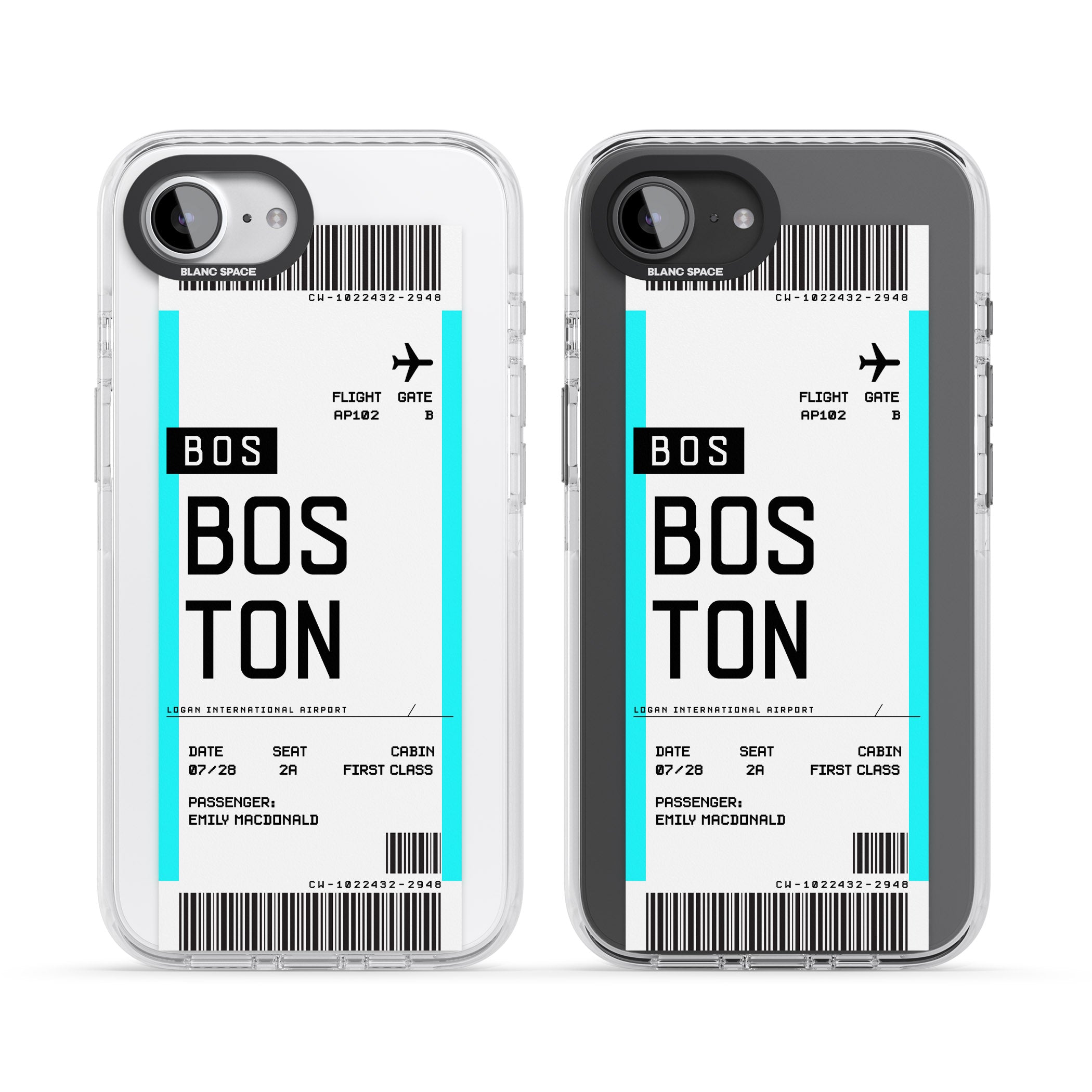 Personalised Boston Boarding Pass