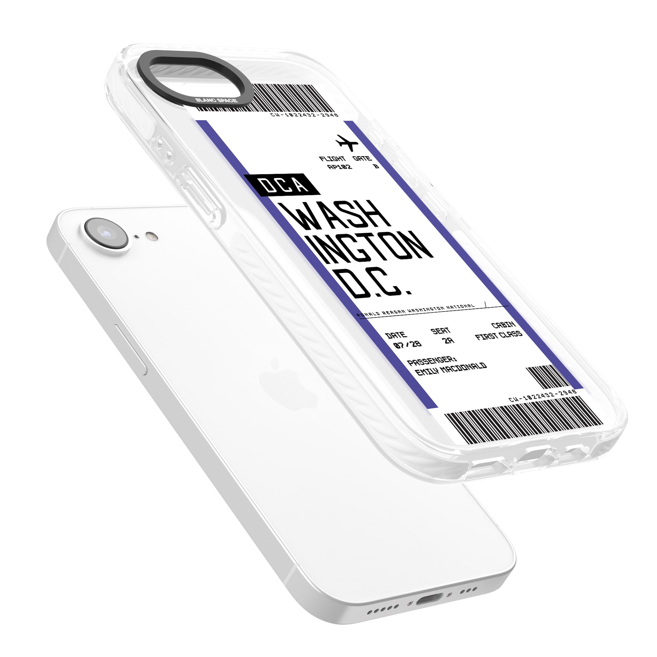 Personalised Washington D.C. Boarding Pass