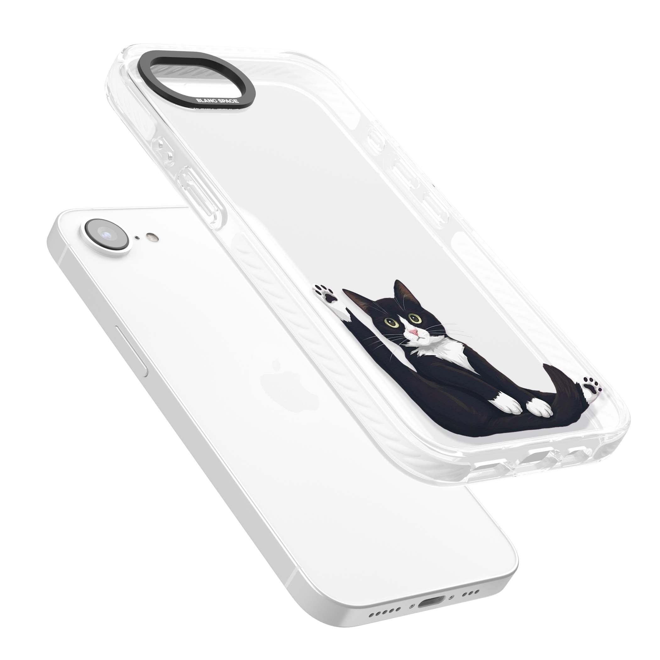 Mid-Groom Cat animals iPhone case | Clear Impact case for iPhone 16e, iPhone 17e