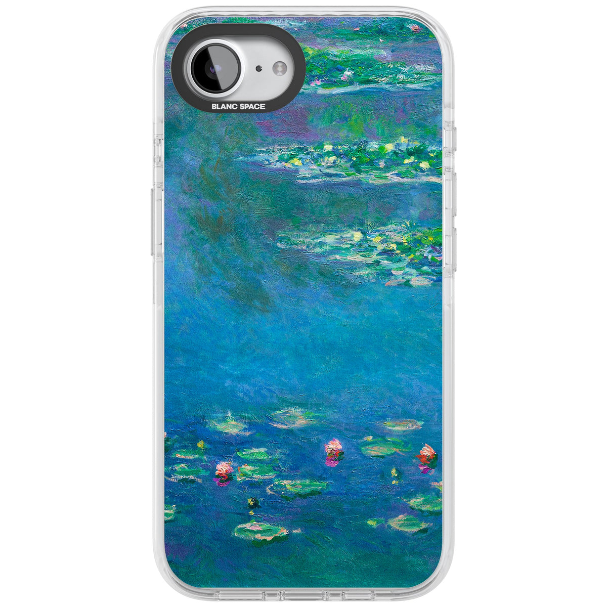 Water Lilies iPhone 16e / iPhone 17e Impact Clear Phone Case front