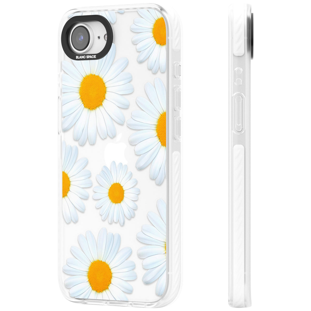Summer Daisy iPhone 16e / iPhone 17e Impact Clear Phone Case side