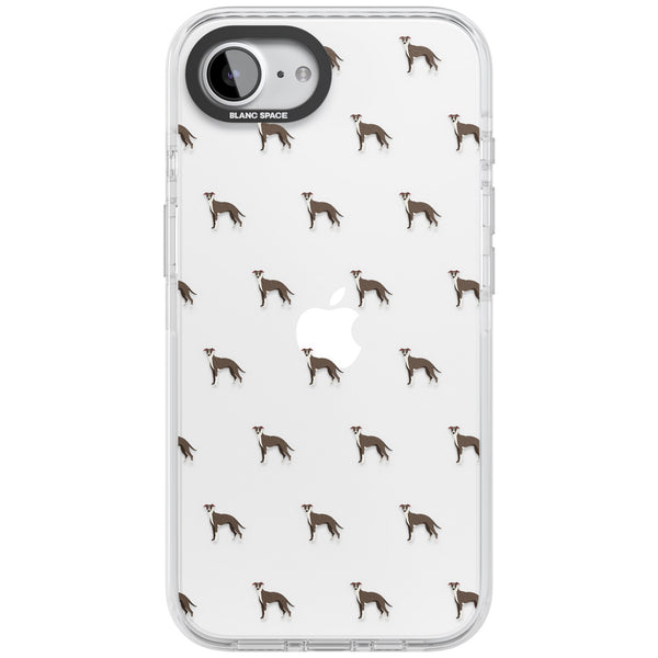 Whippet Dog Pattern Clear