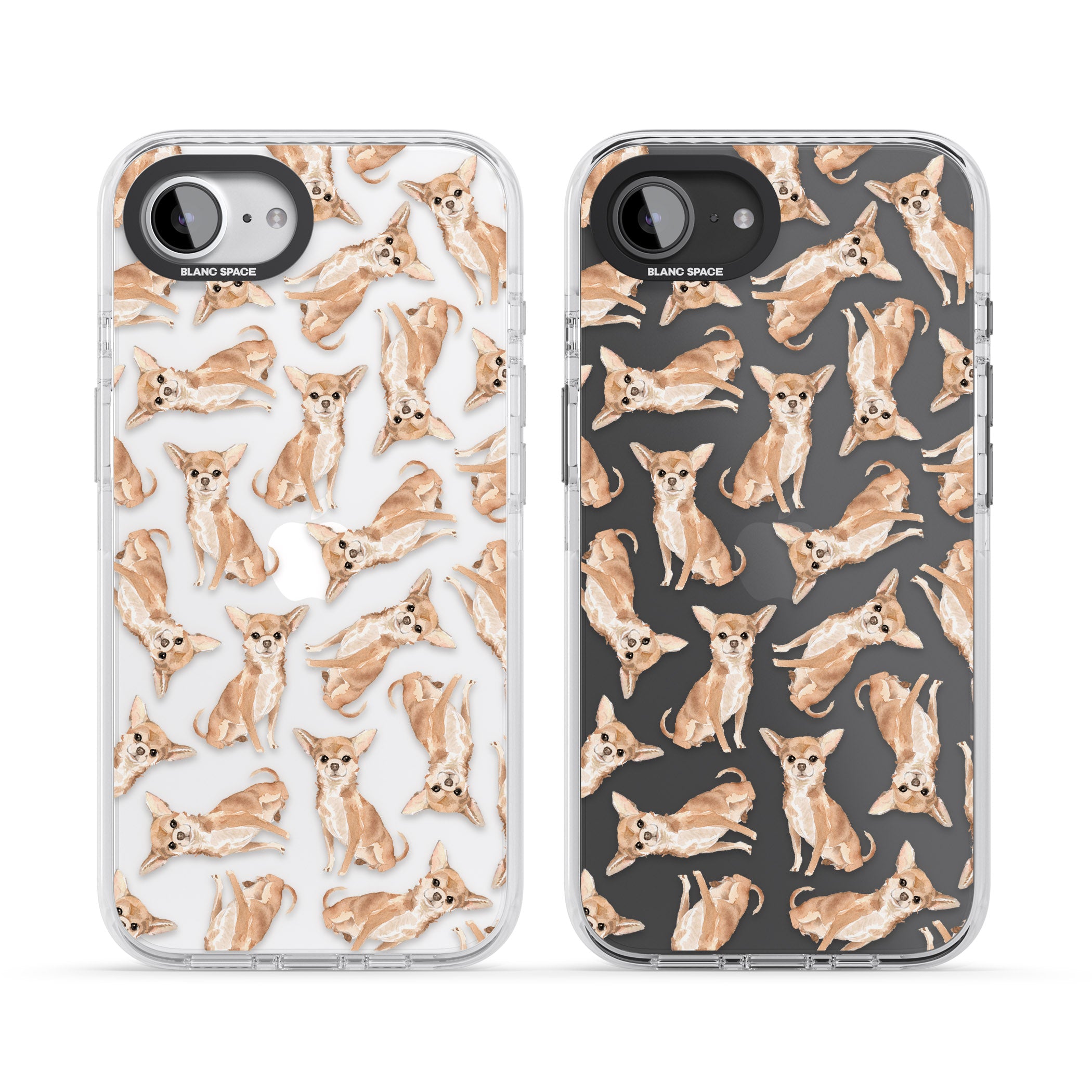 Chihuahua Watercolour Dog Pattern